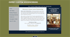 Desktop Screenshot of ospreycustomwoodworking.com